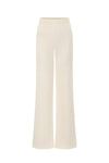 SWAYING/KNIT textured straight pants SW24SS3B11 white
